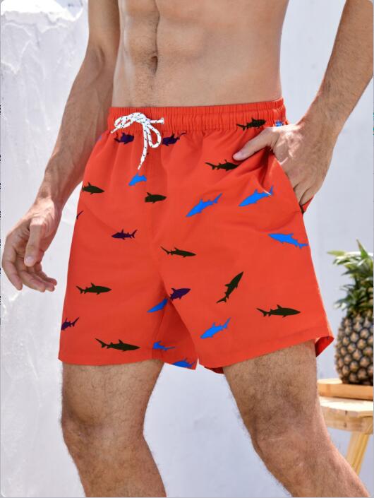 Printed Swim Shorts - Shark Tree