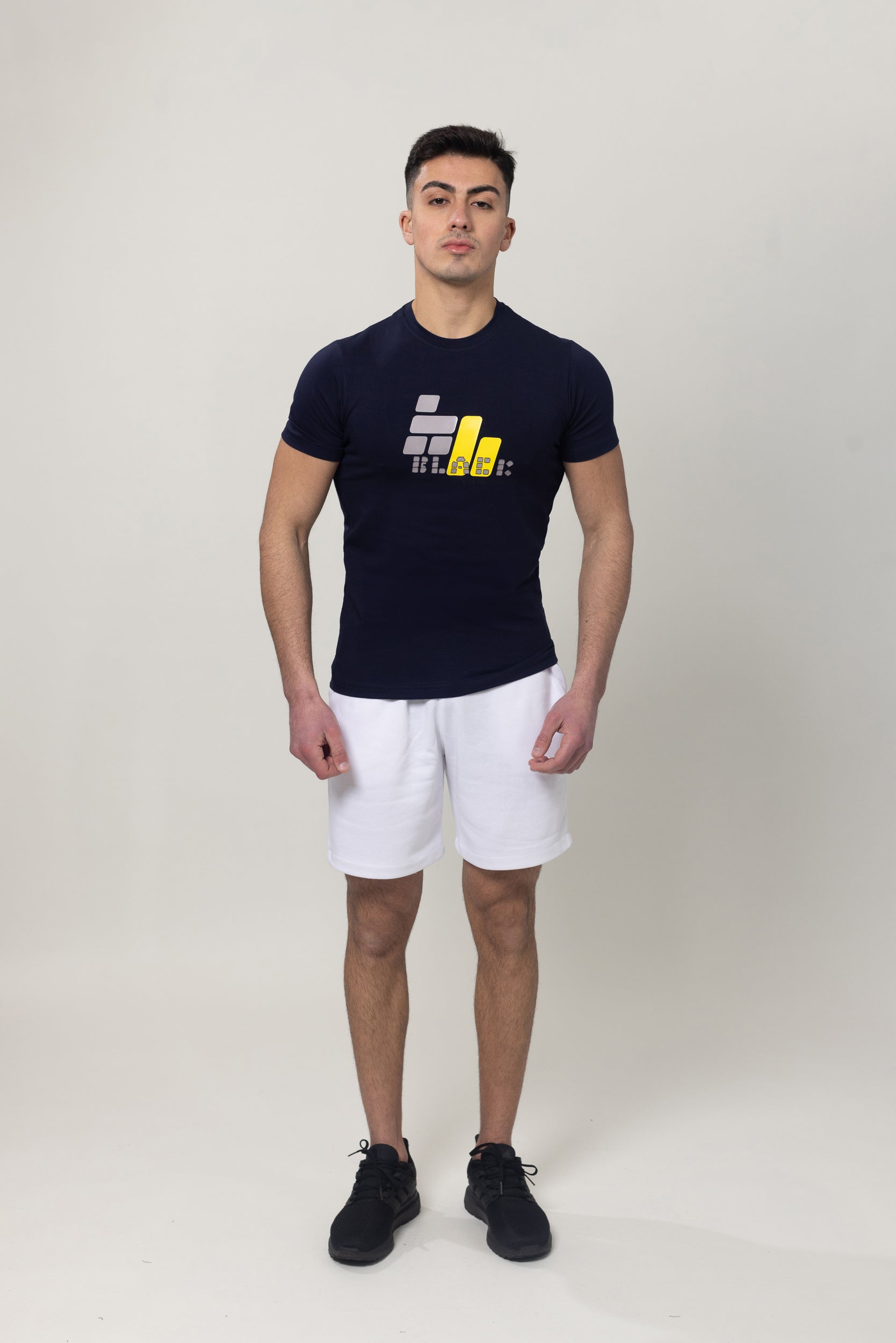 T-Shirt Cotton Lycra Round Neck - Navy
