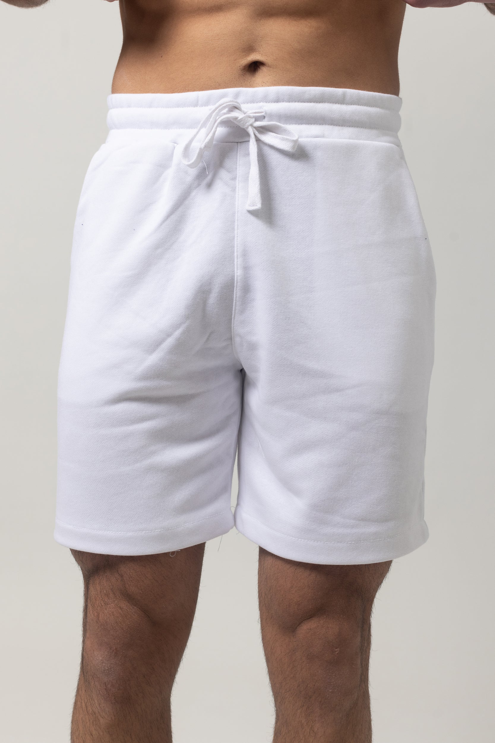 French Terry Jogging Short - White
