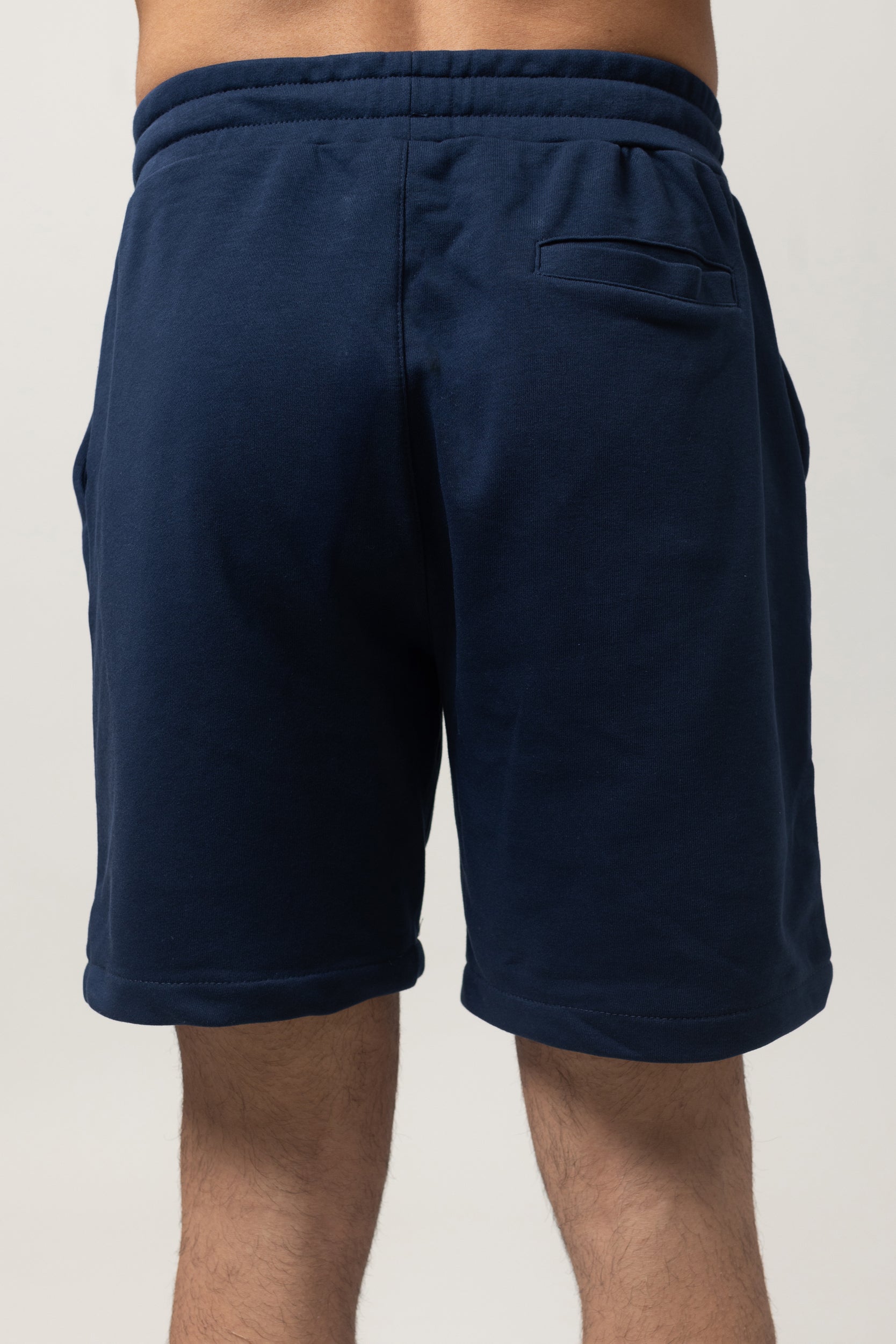 Plain French Terry Jogging Short - Navy