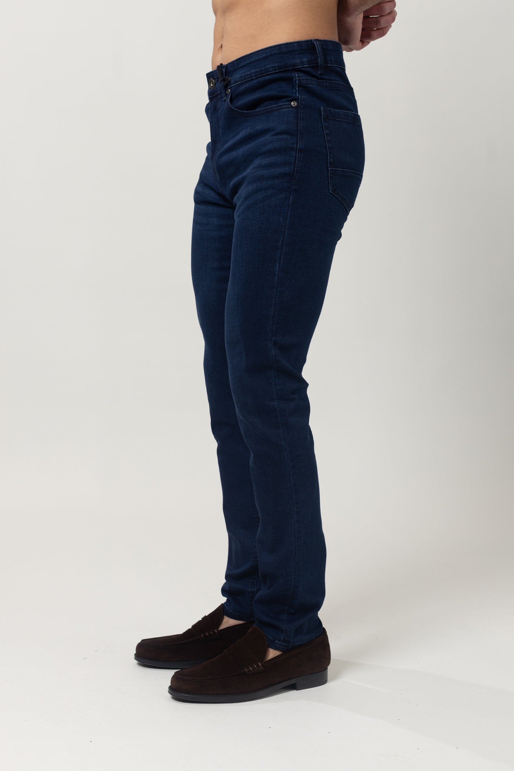 5 Pocket Jeans - Dark Blue