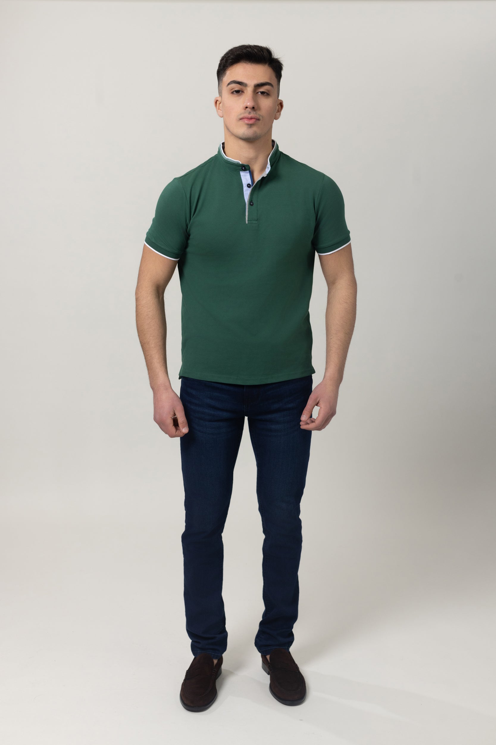 Pique Polo T-Shirt - Green