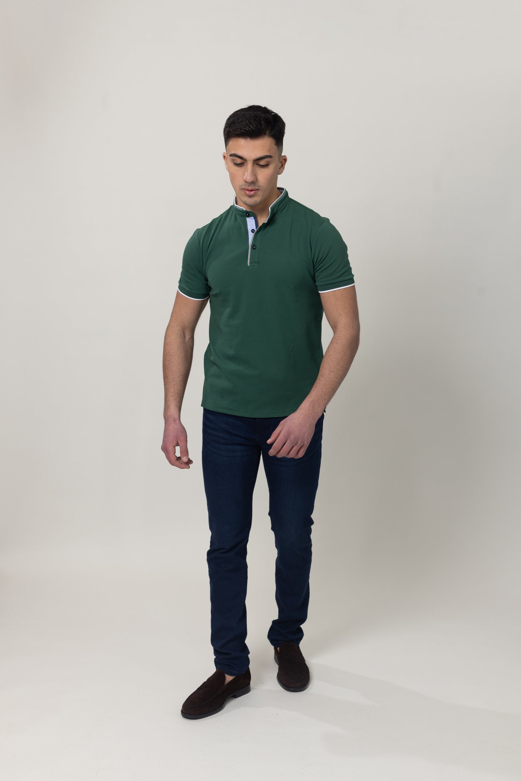 Pique Polo T-Shirt - Green
