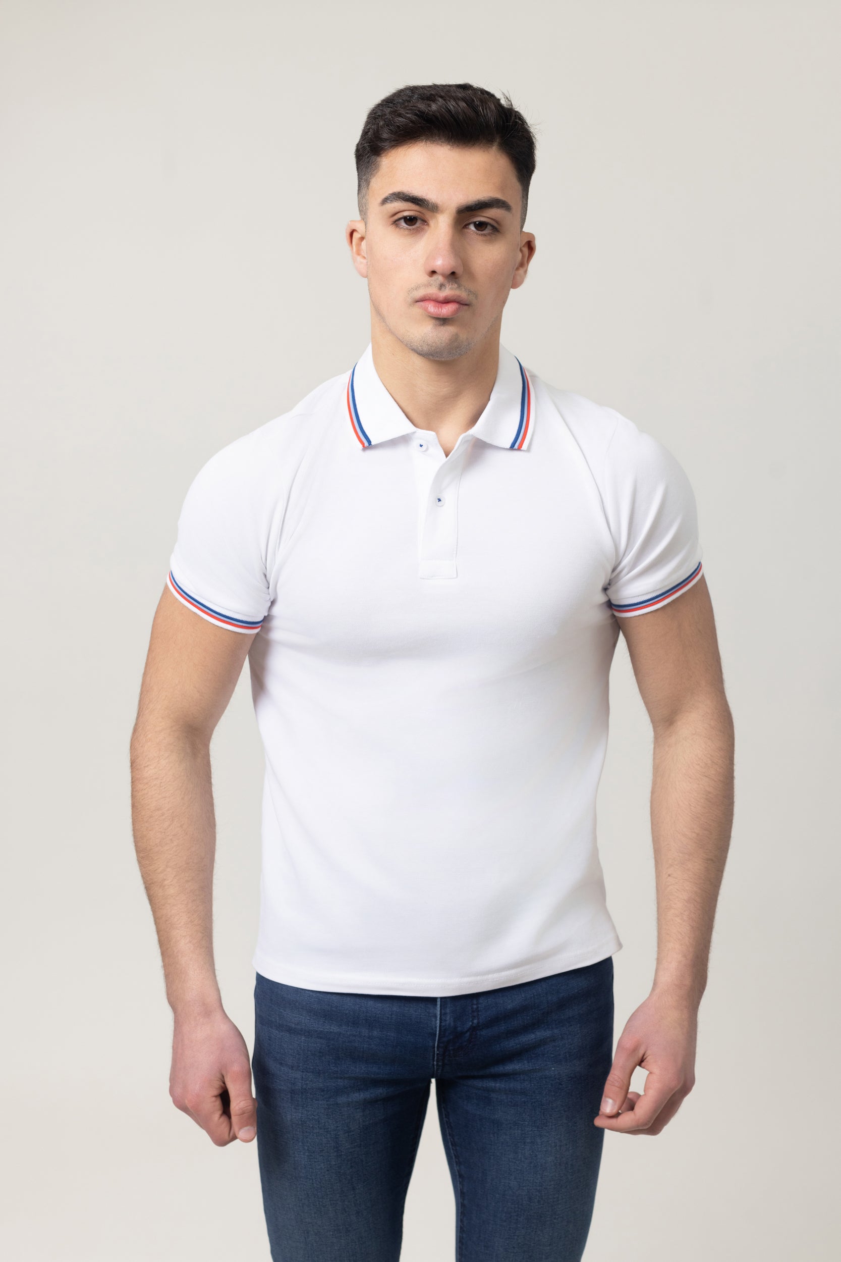 Pique Polo T-Shirt - White