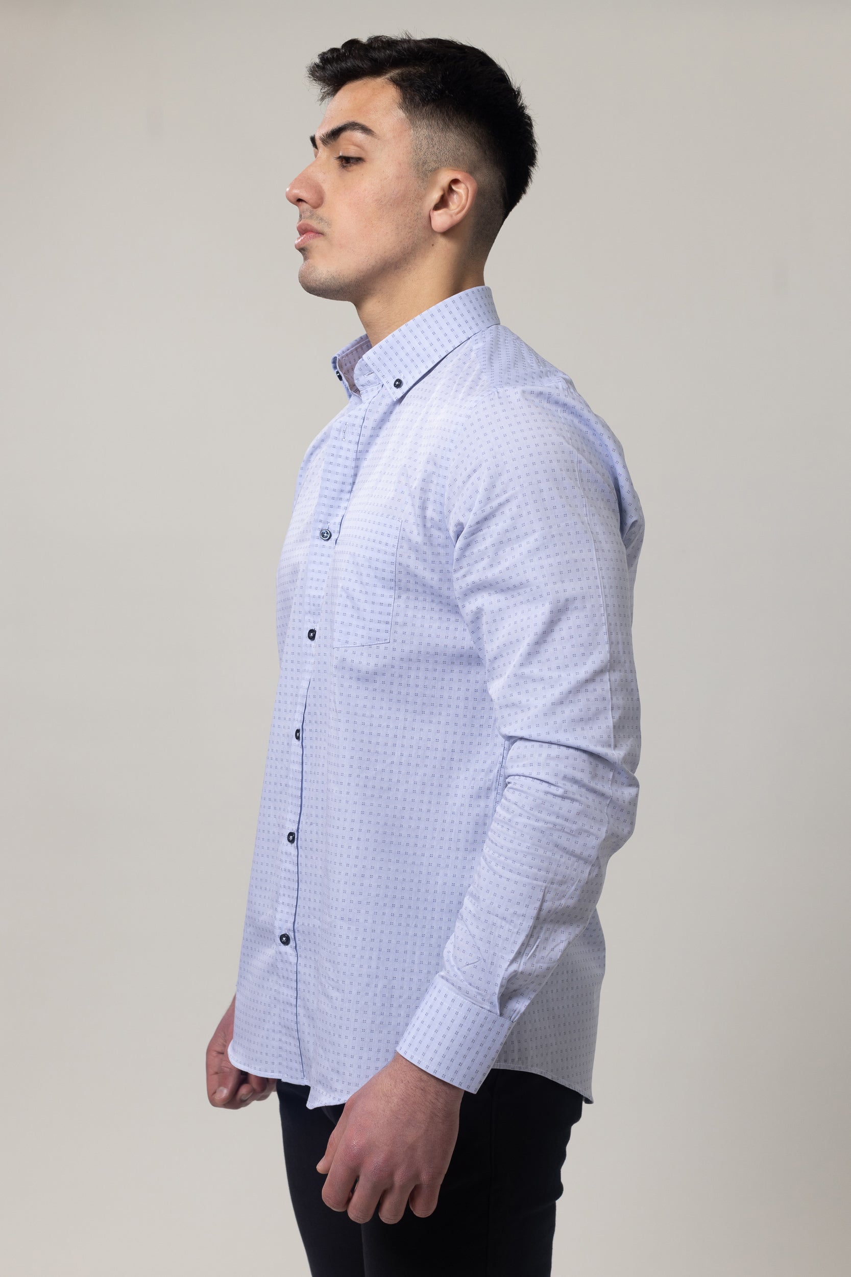 Shirts Long Sleeve - Light Blue