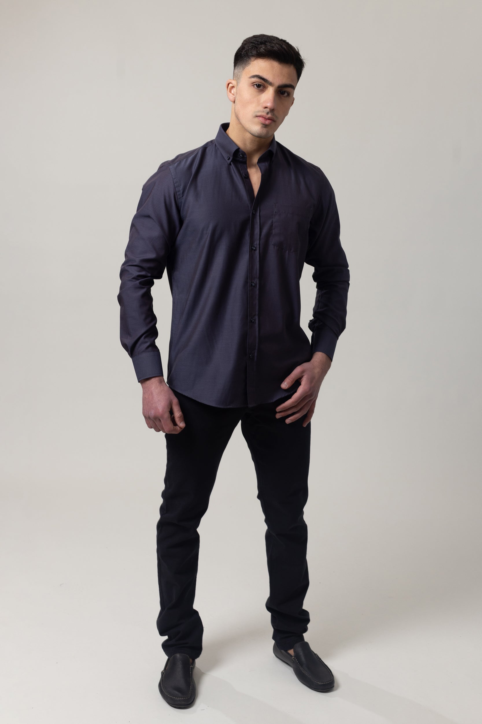 Shirts Long Sleeve - Dark Navy