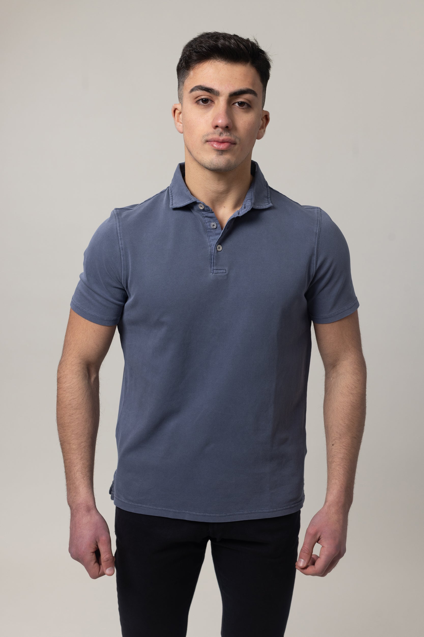 Washer Pique Polo - Navy
