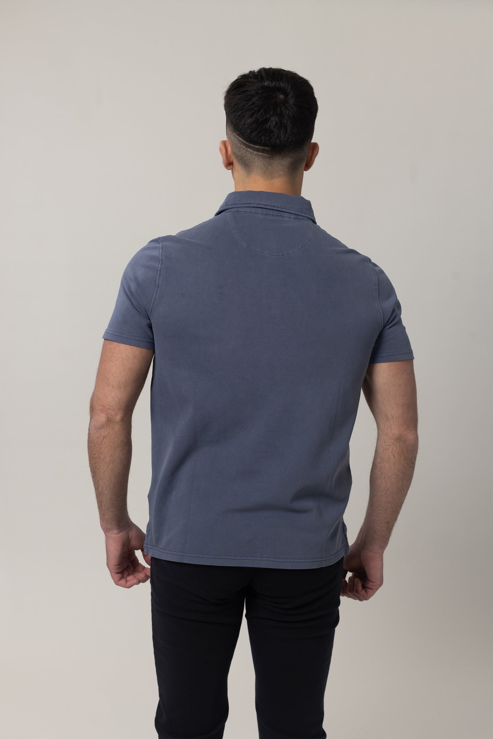 Washer Pique Polo - Navy