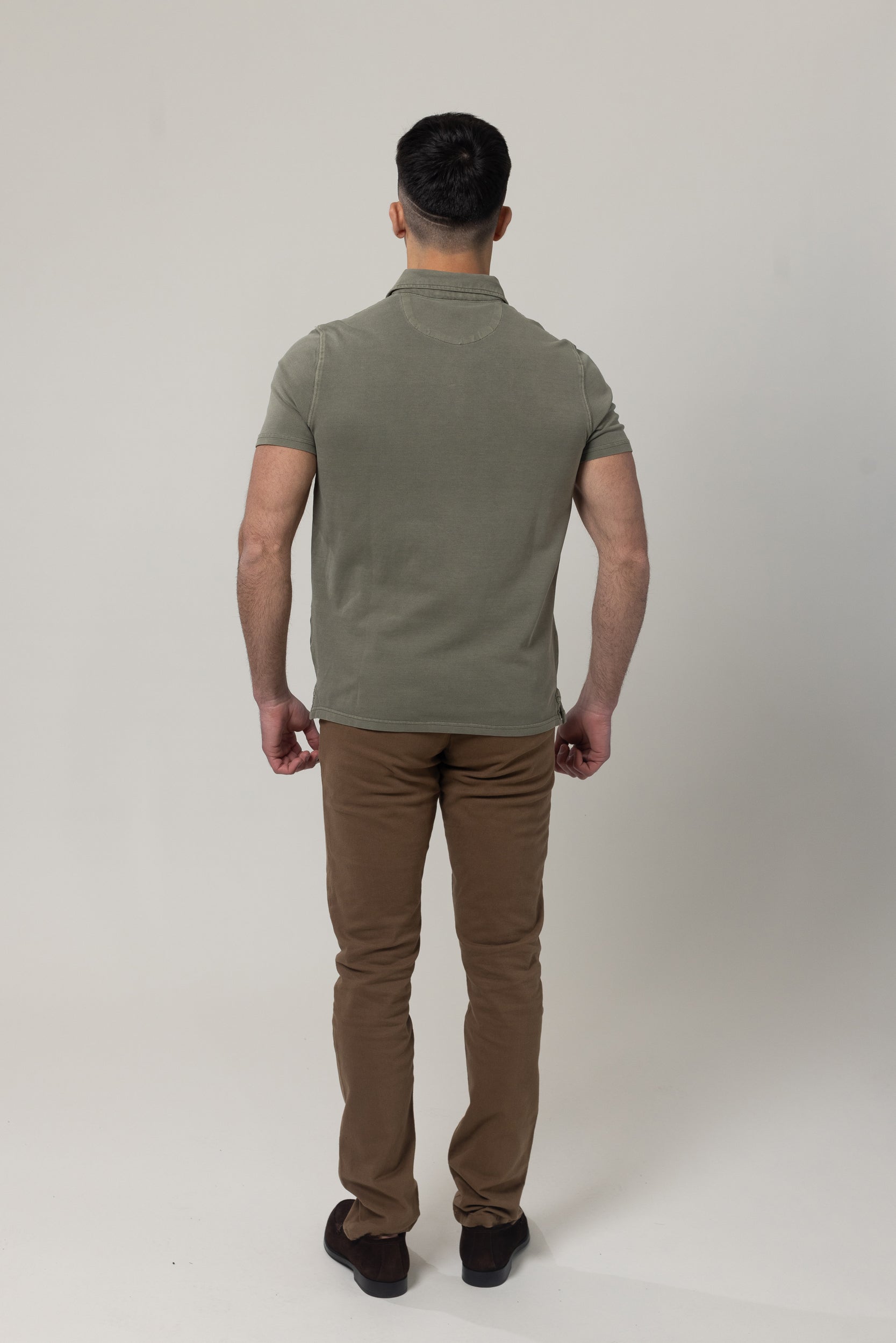 Washer Pique Polo - Green