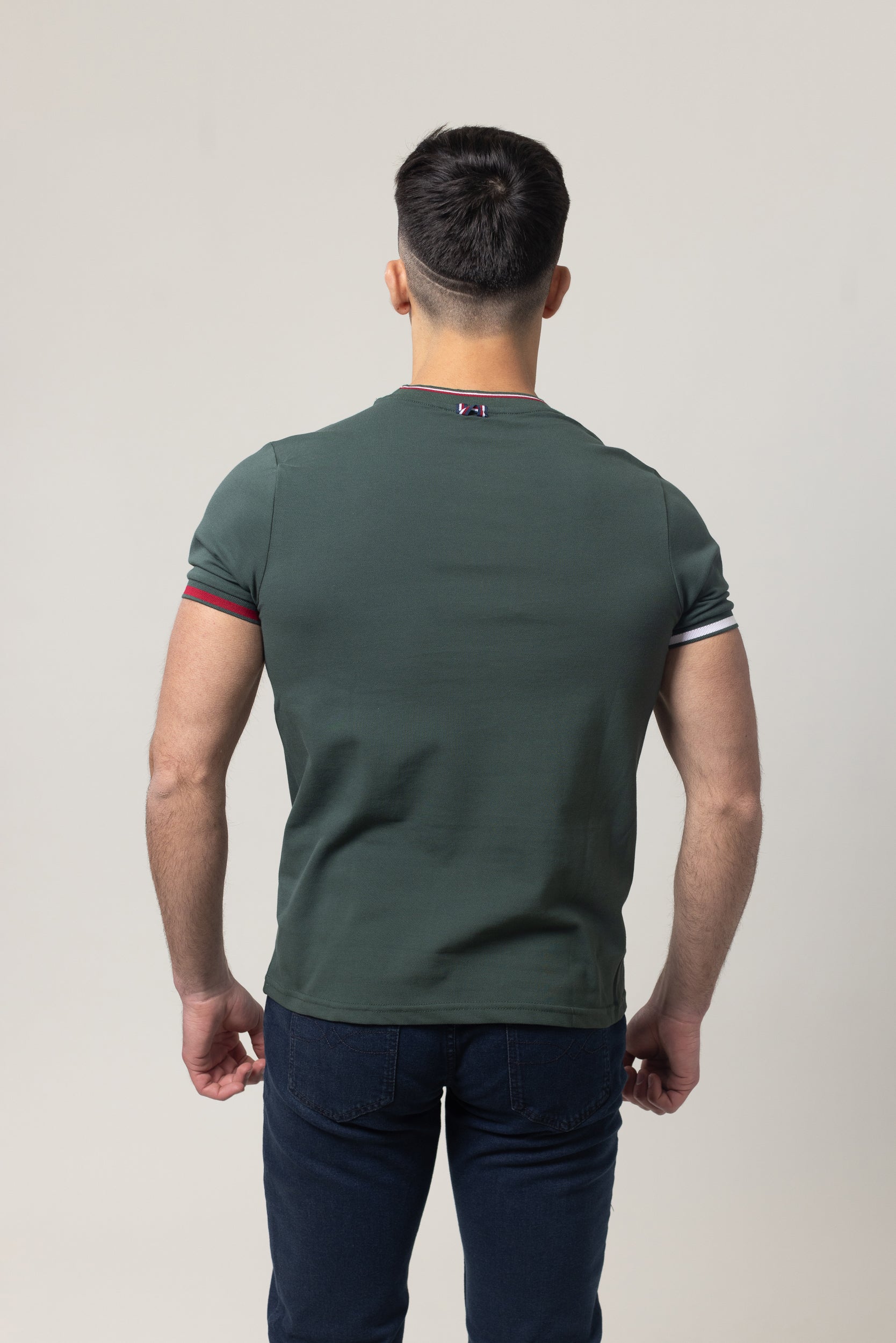 Pique Round Neck - Green