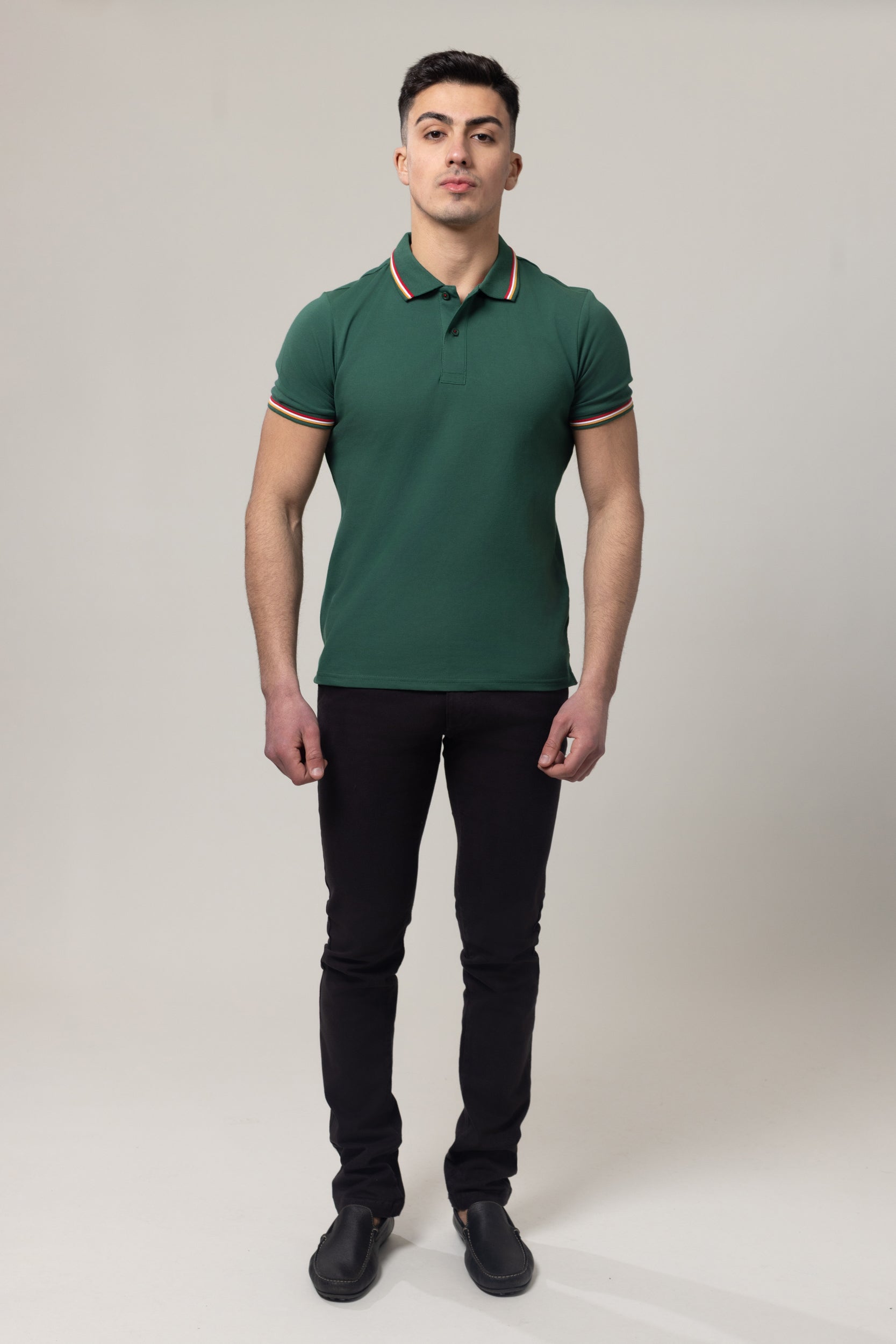 Pique Polo T-Shirt - Green