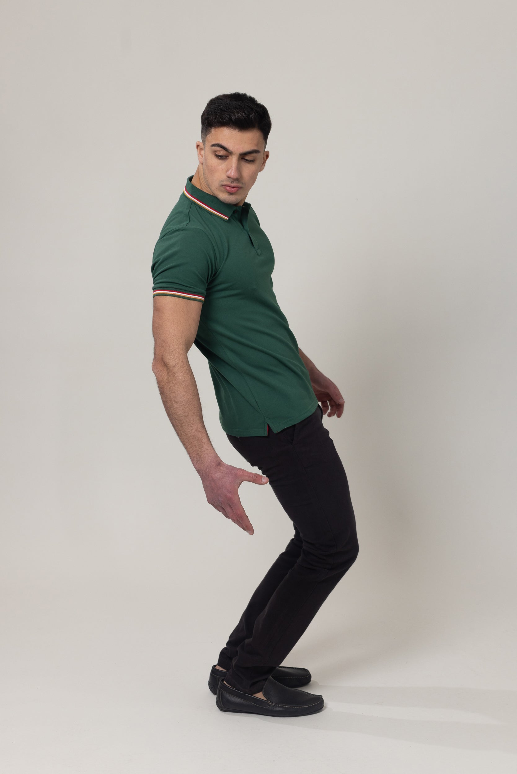 Pique Polo T-Shirt - Green