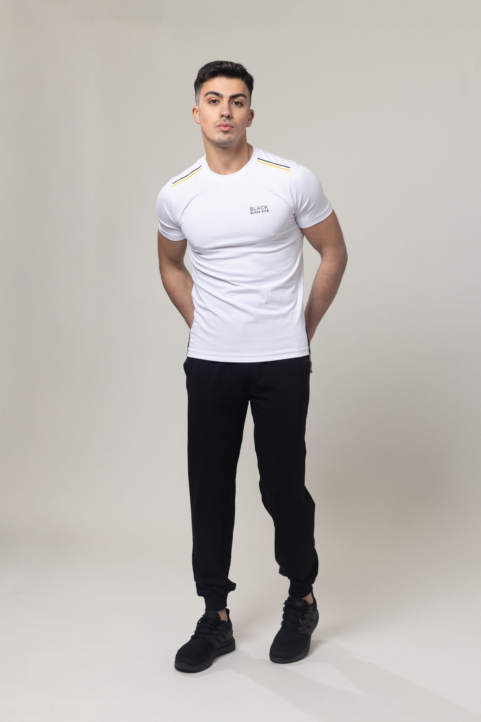 T-Shirt Cotton Lycra Round Neck - White
