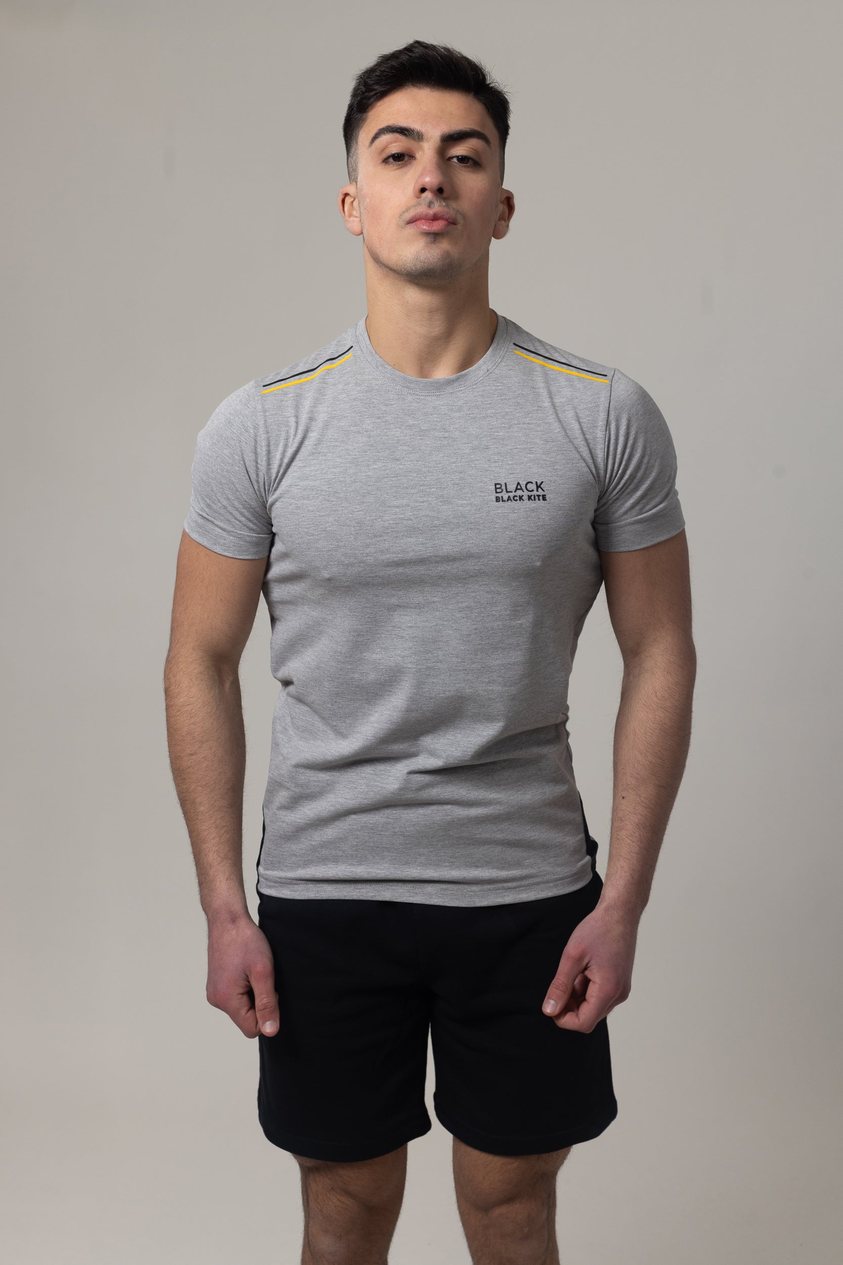 T-Shirt Cotton Lycra Round Neck - Grey