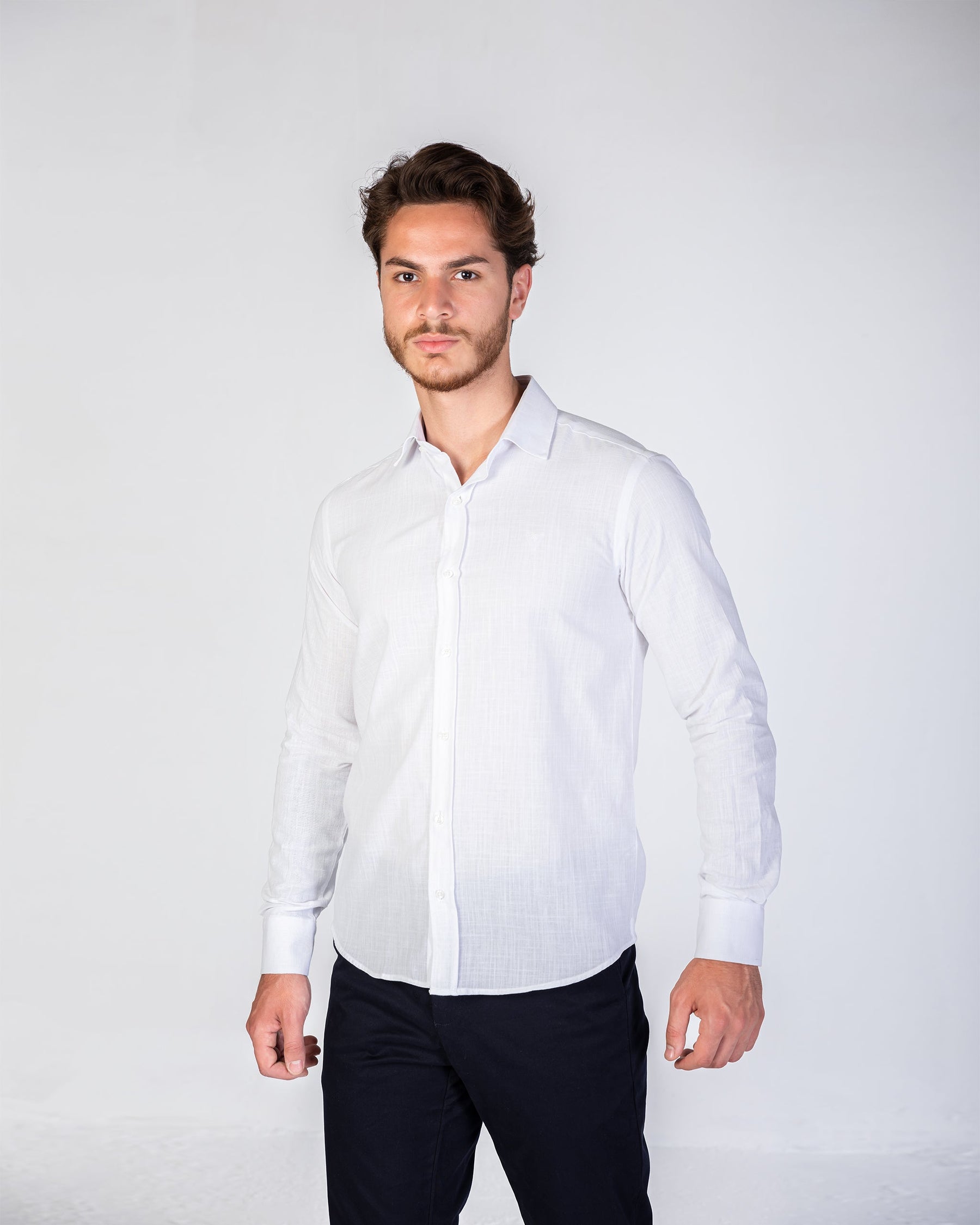 Shirt Linen Cotton - White
