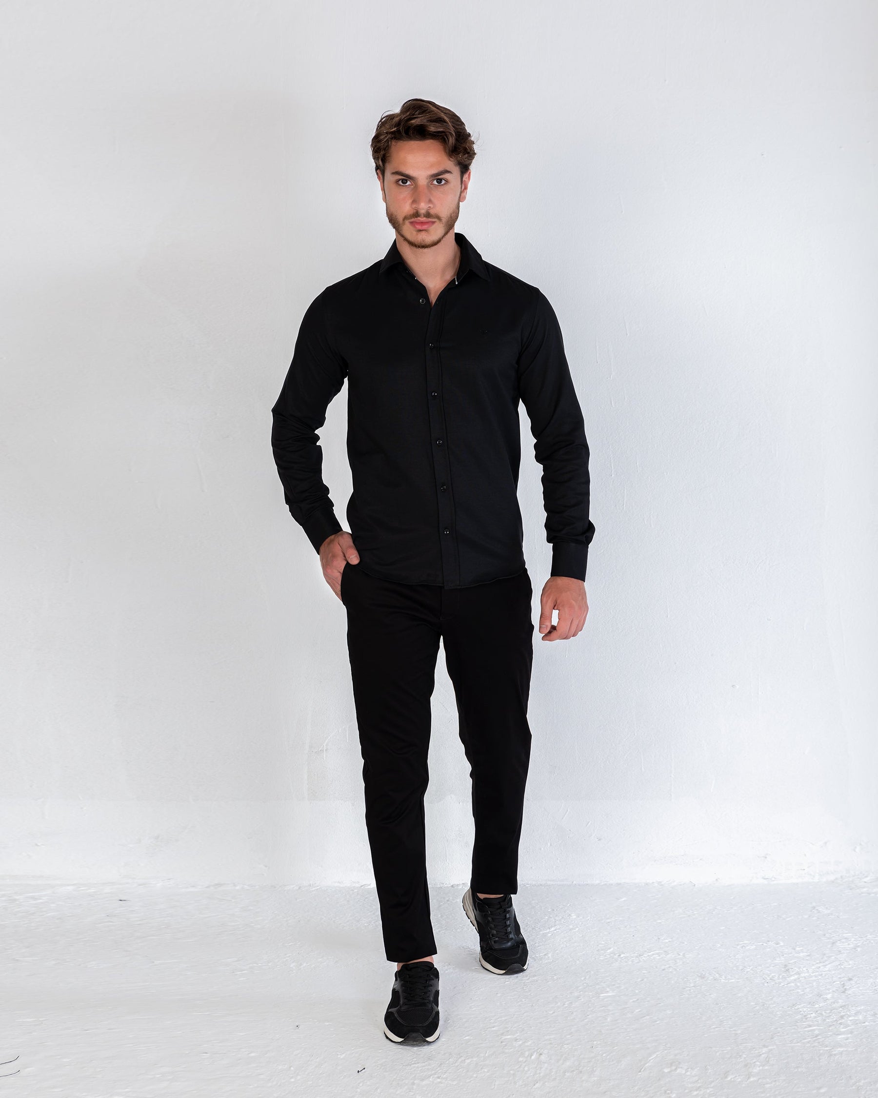 Shirt Oxford Cotton - Black