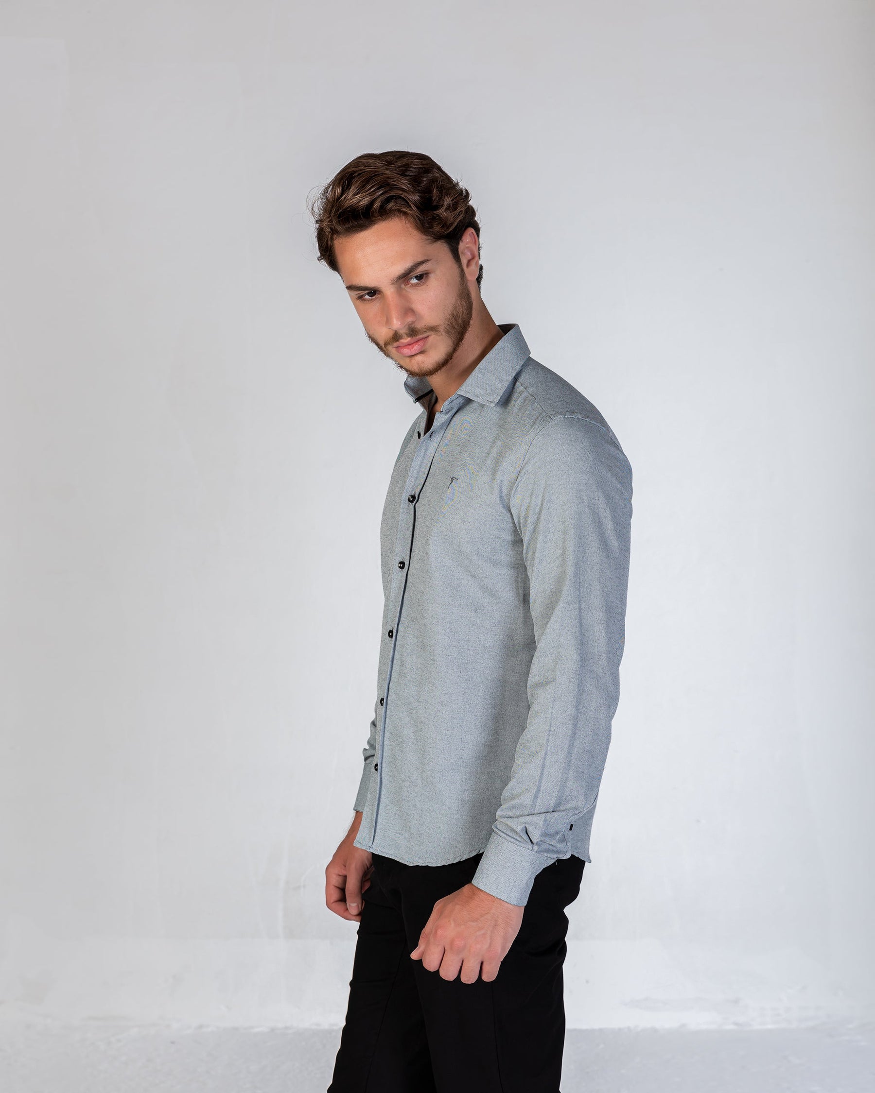 Shirt Oxford Cotton - Grey