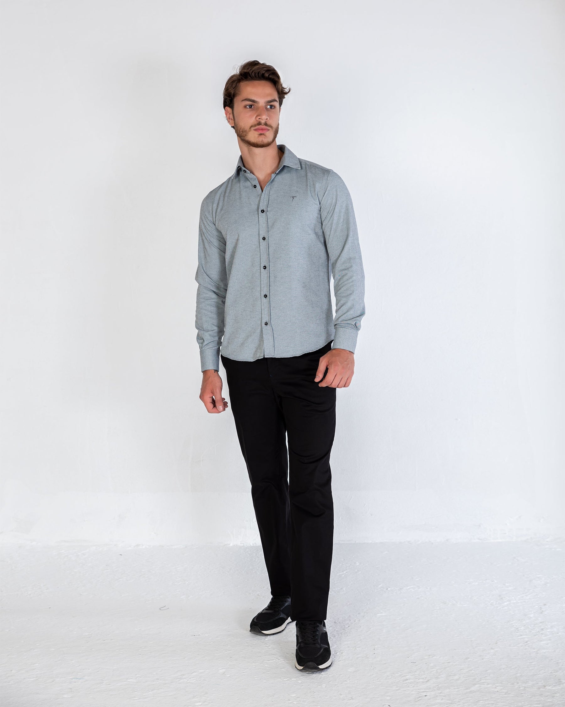 Shirt Oxford Cotton - Grey