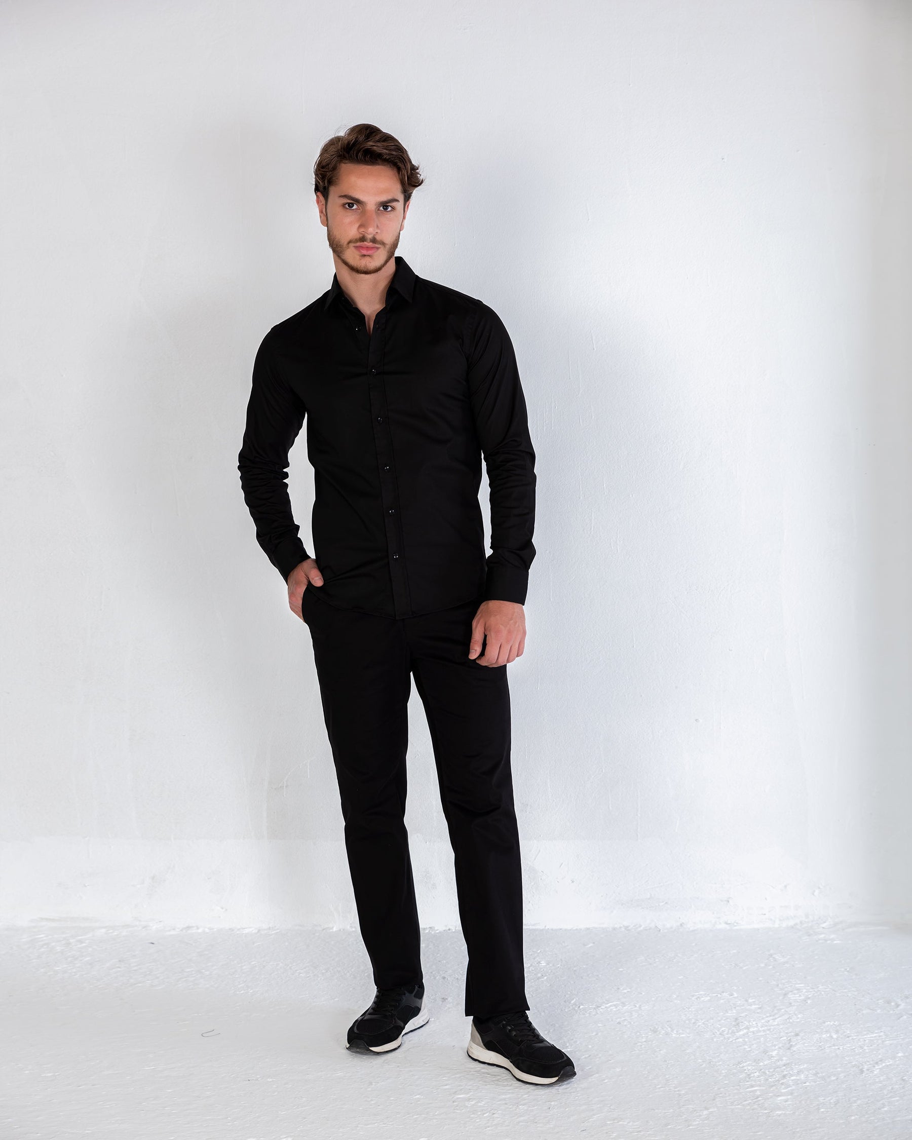 Shirt Poplin - Black