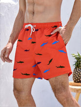 Printed Swim Shorts - Shark Tree