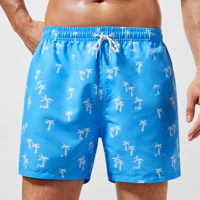 Printed Swim Shorts - Palm