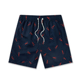 Printed Swim Shorts - Lobsters Navy