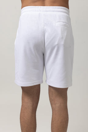French Terry Jogging Short - White