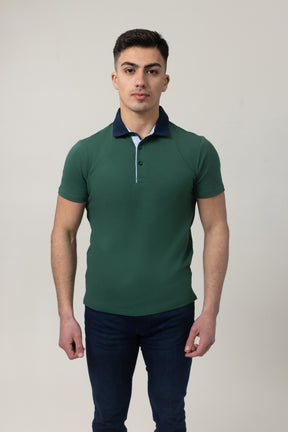 Pique Polo T-Shirt - Green