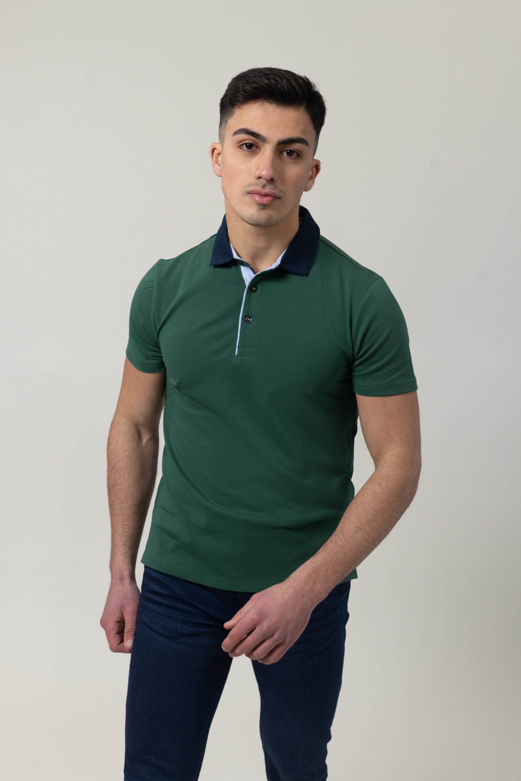 Pique Polo T-Shirt - Green