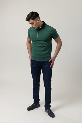 Pique Polo T-Shirt - Green