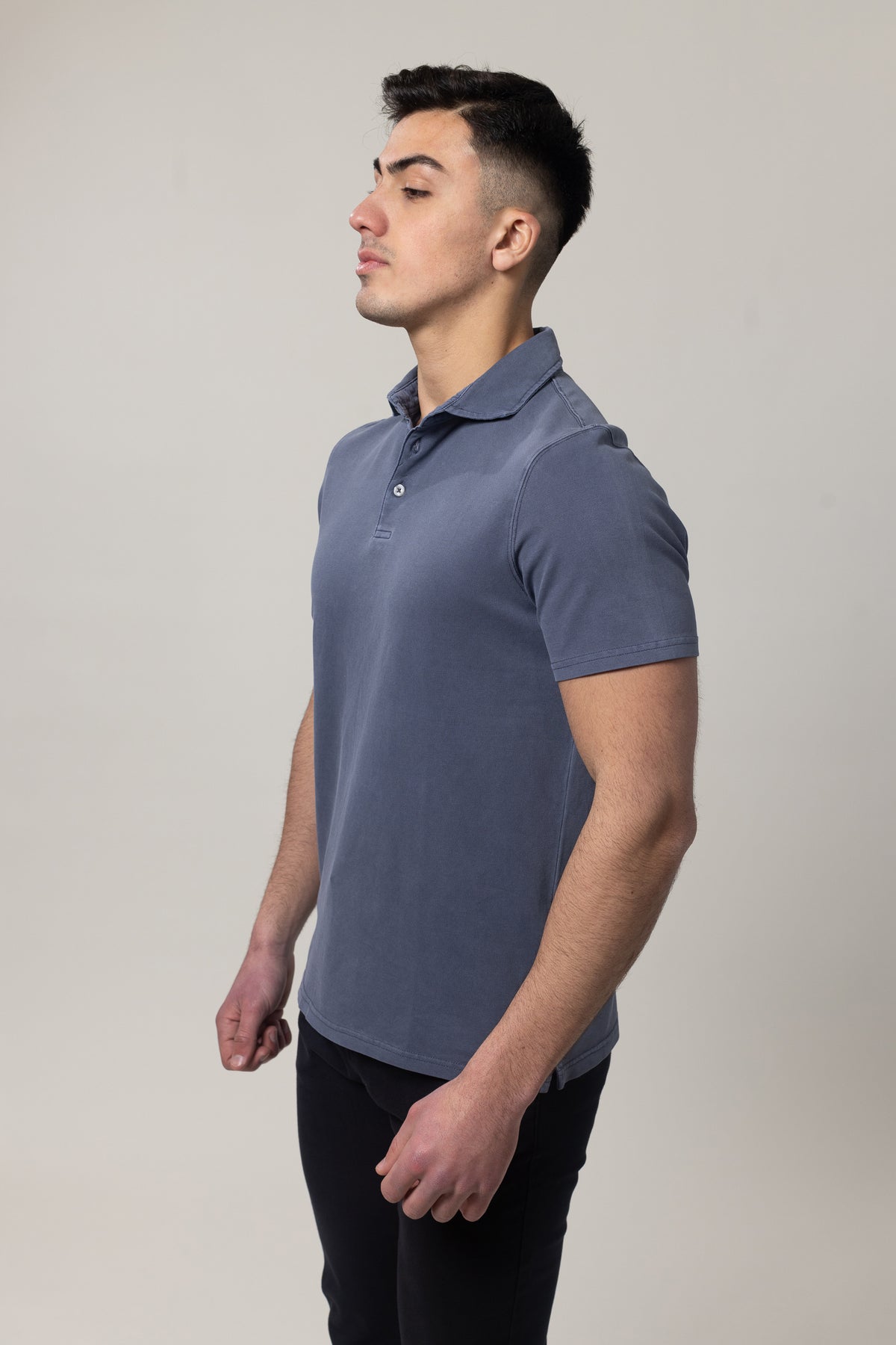 Washer Pique Polo - Navy