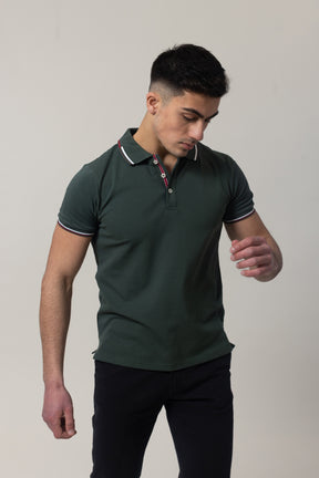 Pique Polo T-Shirt - Green