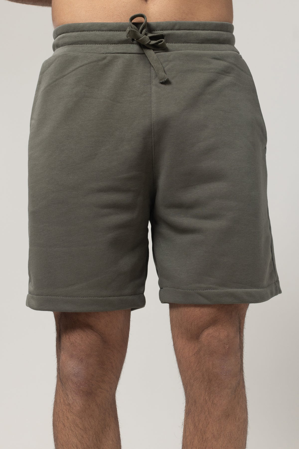 French Terry Jogging Short - Army Green