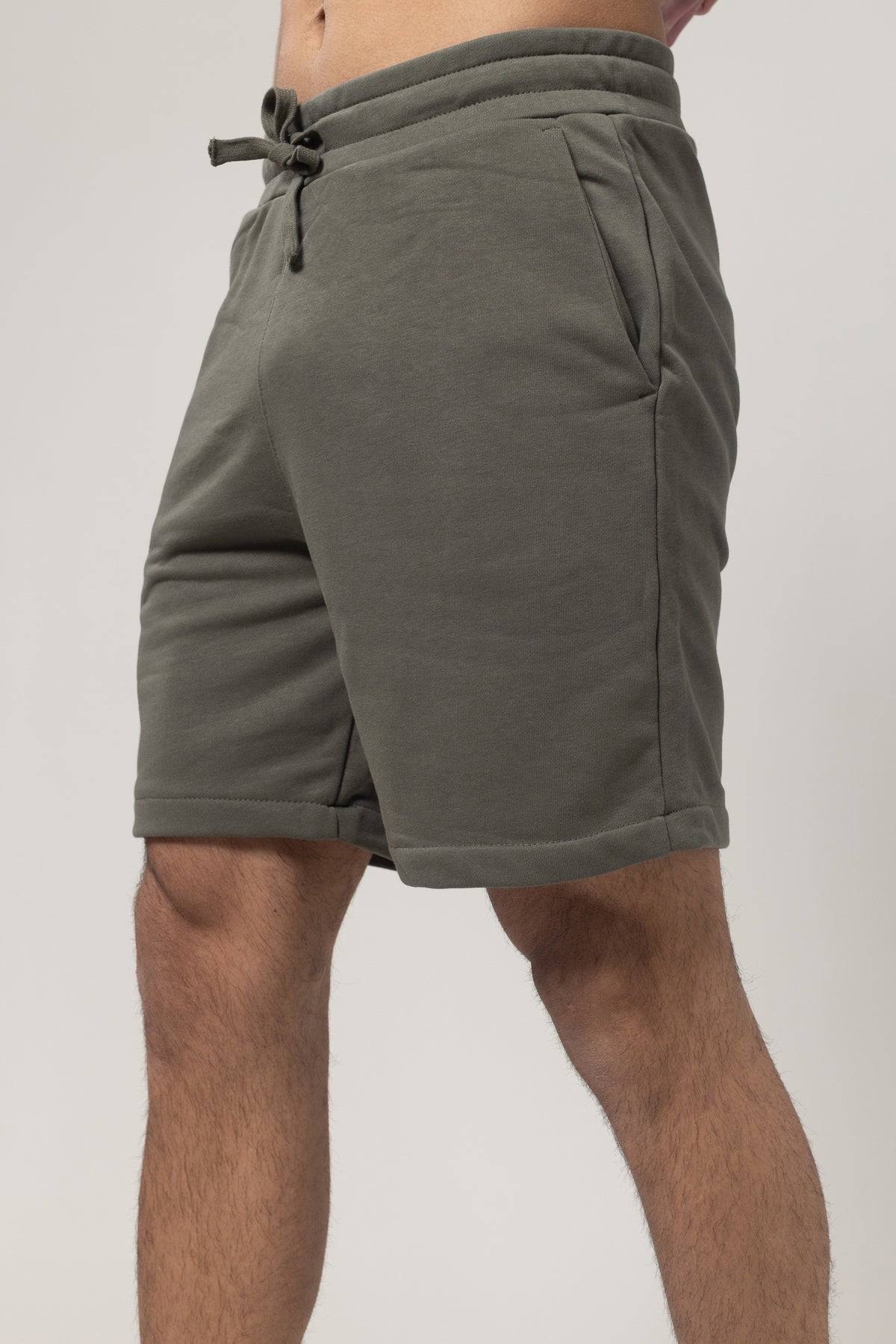 French Terry Jogging Short - Army Green