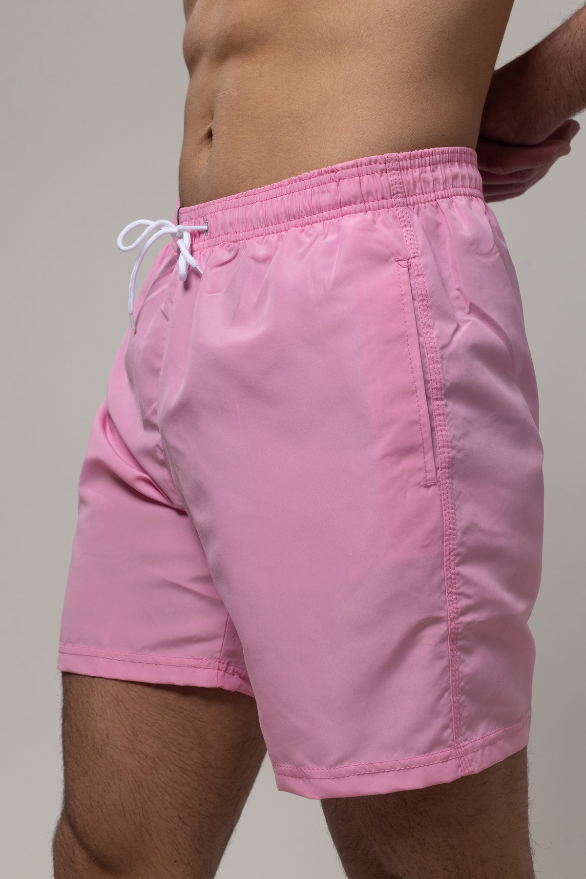 Plain Swim Shorts - Pink