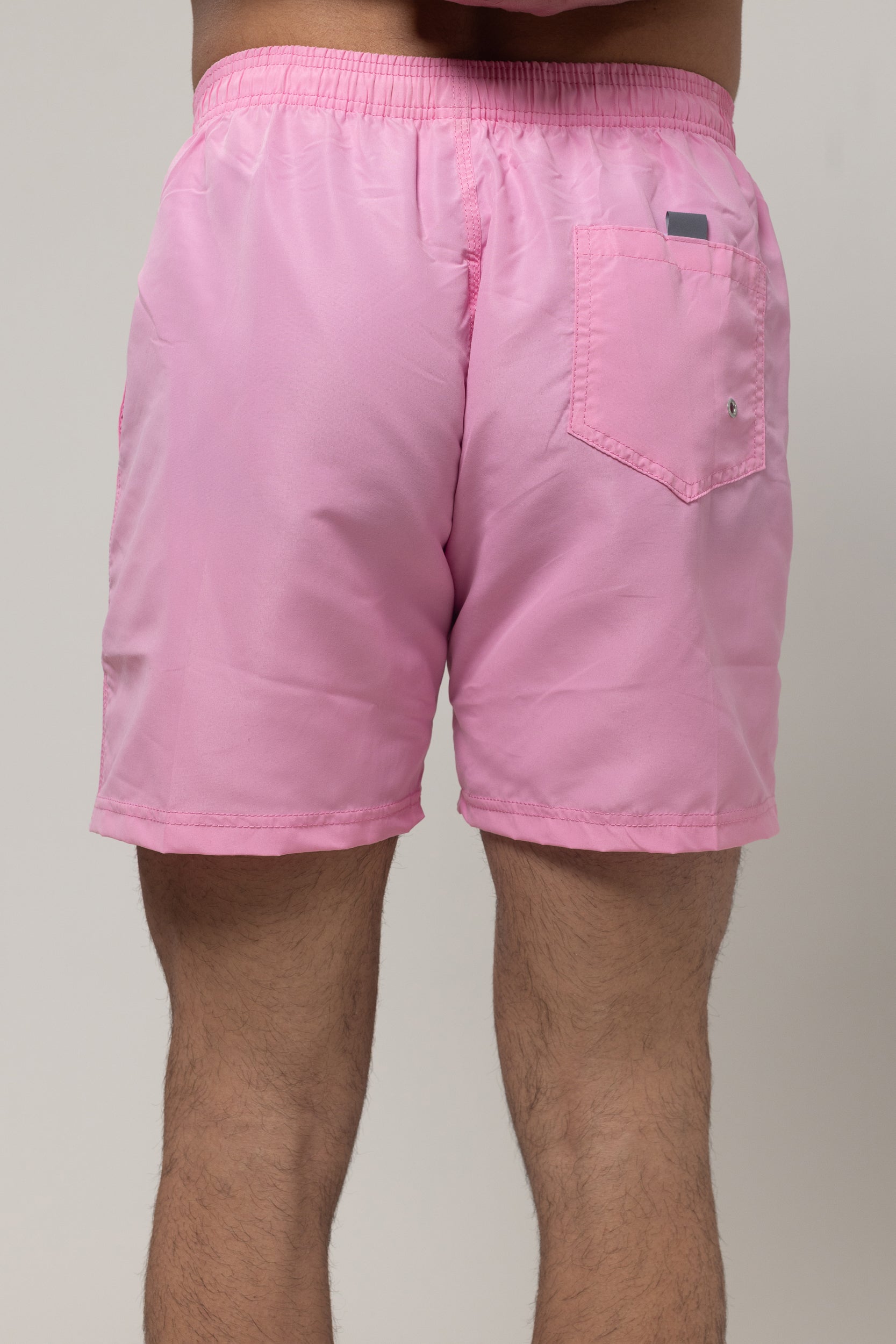 Plain Swim Shorts - Pink