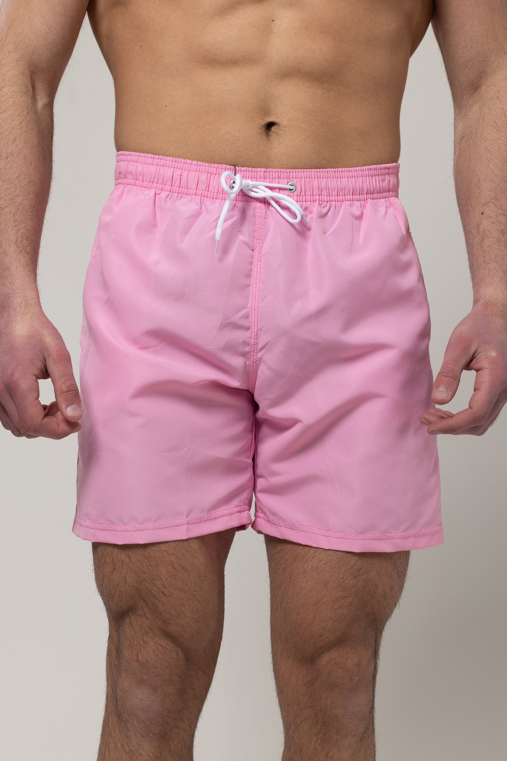 Plain Swim Shorts - Pink