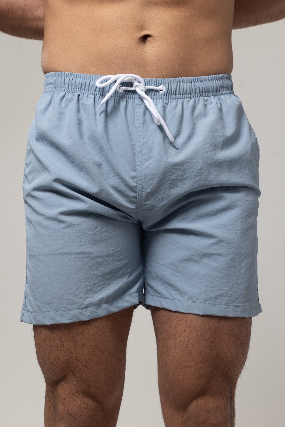 Plain Swim Shorts - Blue