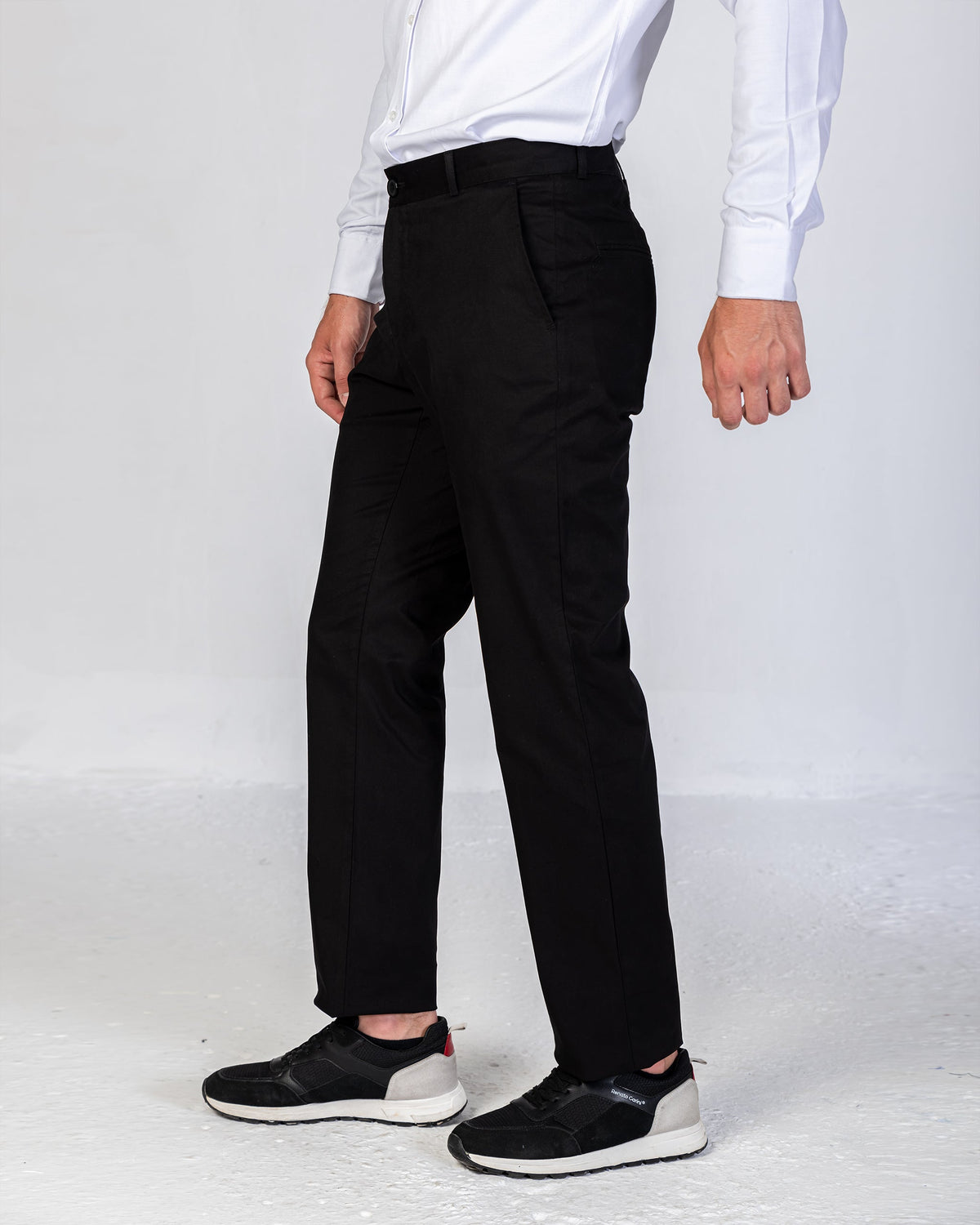 Pant Cotton Without Pleat - Black