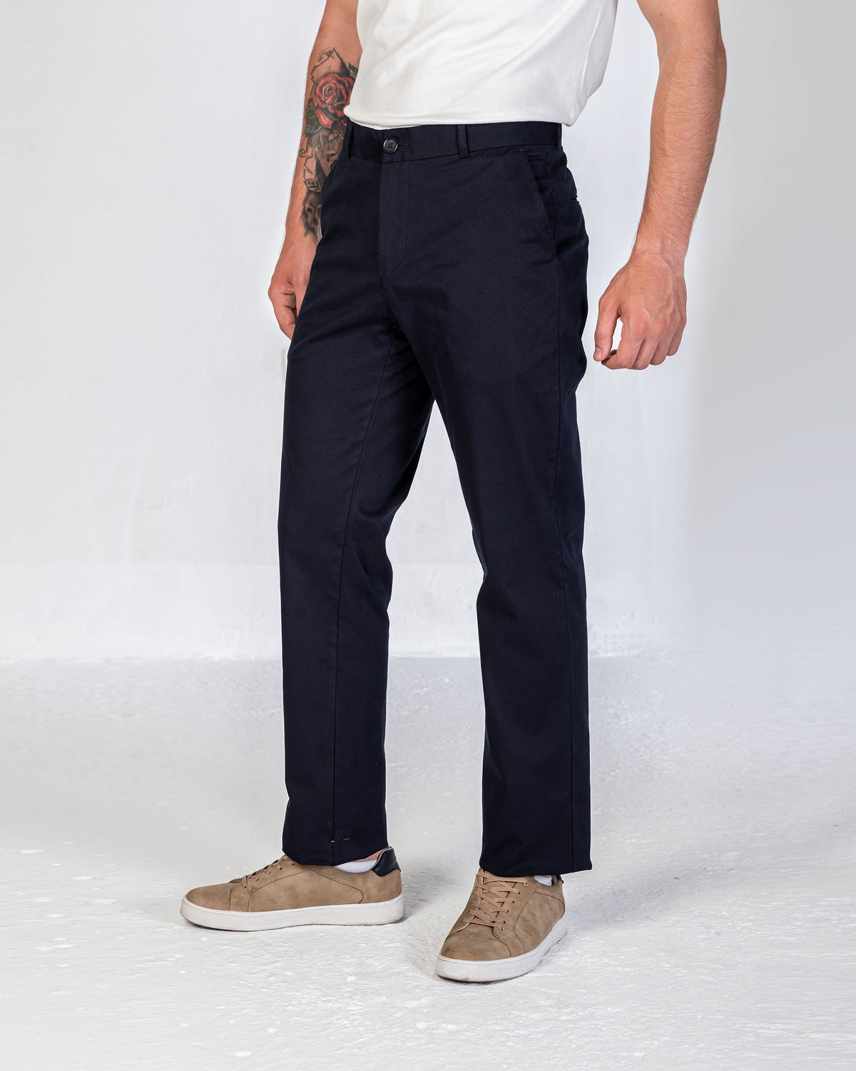 Pant Cotton Without Pleat - Navy
