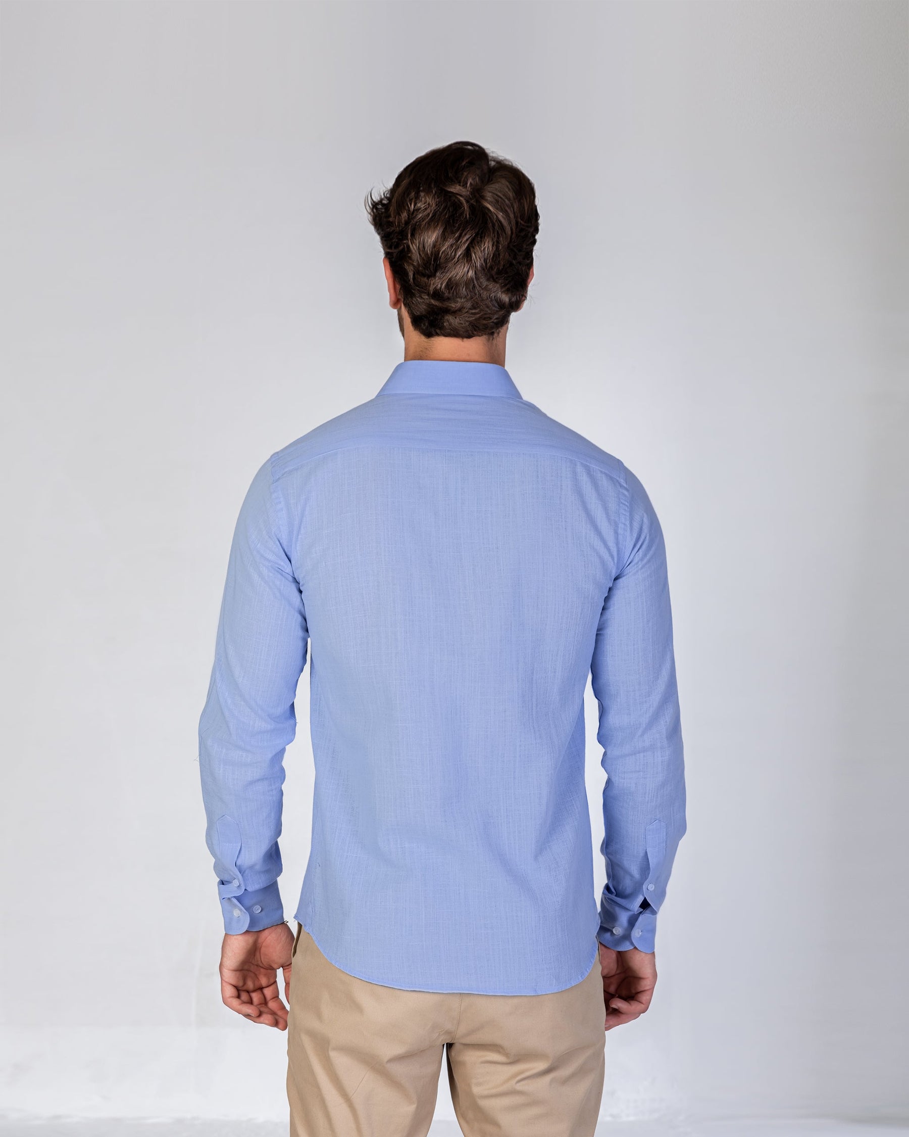Shirt Linen  Cotton - Dark Blue