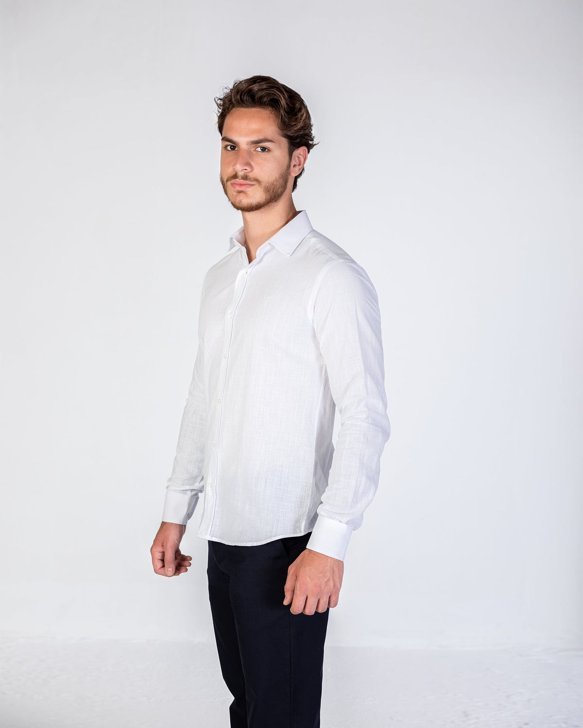 Shirt Linen  Cotton - White