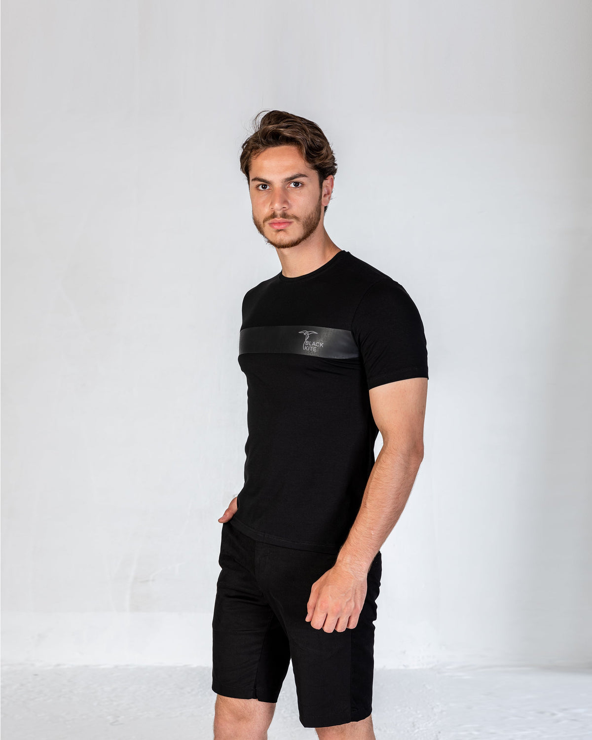 T-Shirt Cotton Lycra - Black