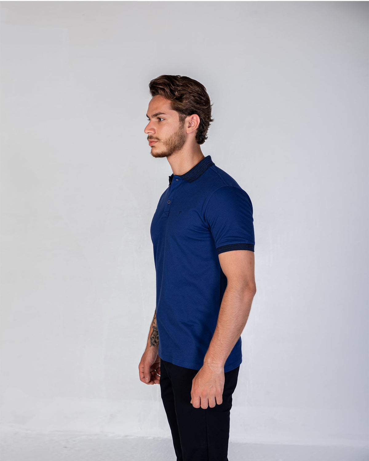 T-Shirt Polo Jakar Collar - Gitane